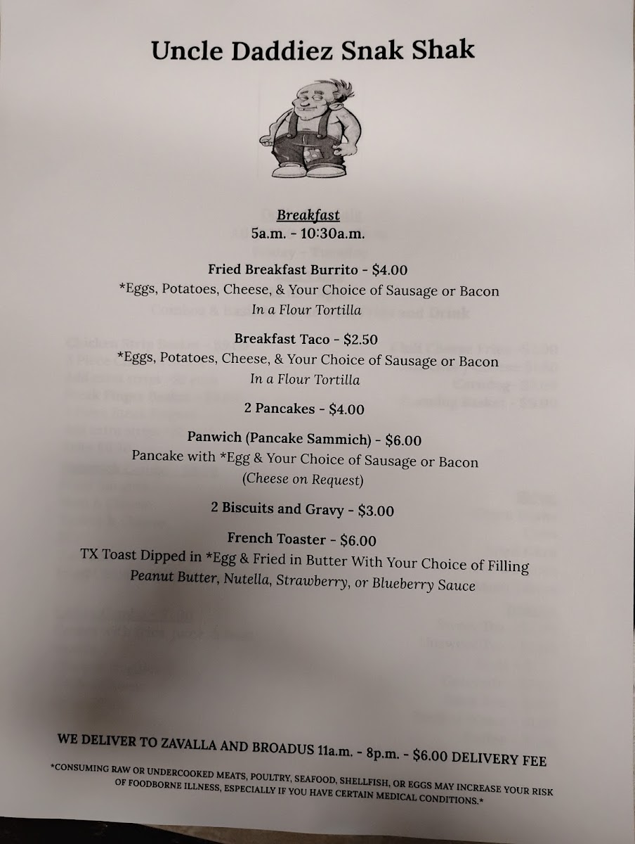 Uncle Daddiez Snack Shak